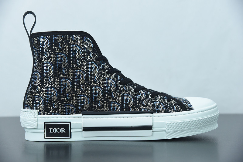 dio* b23 oblique high-top sneaker