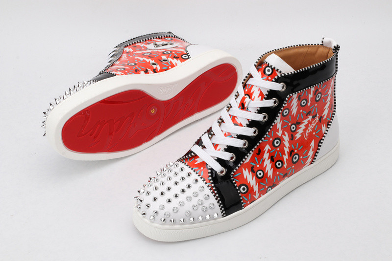 chian louin high top sneaker