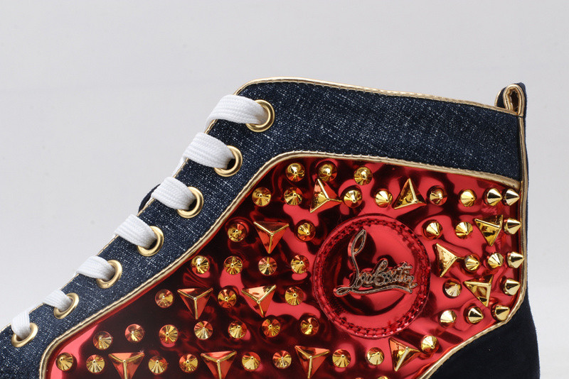 chian louin high top sneaker