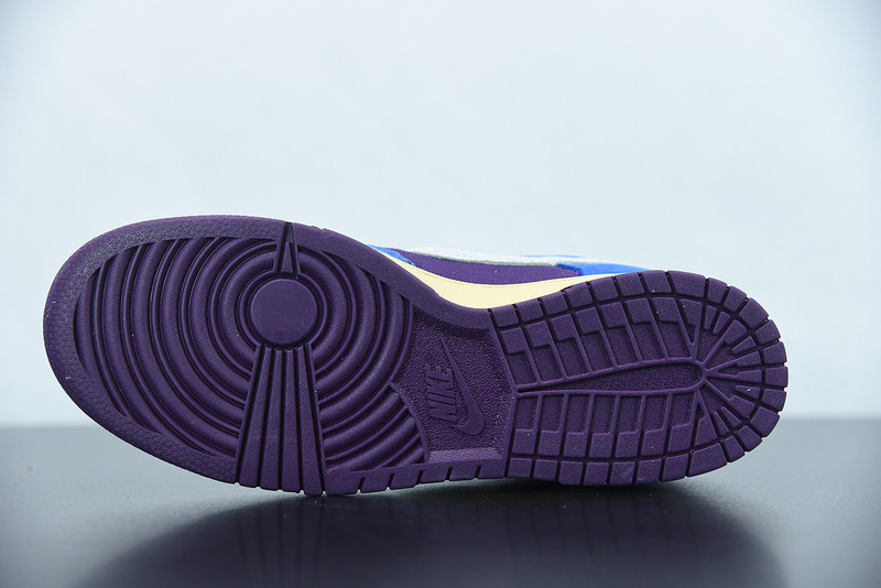 undefeated x nike dunk low ‘royal/purple’ dh6508-400