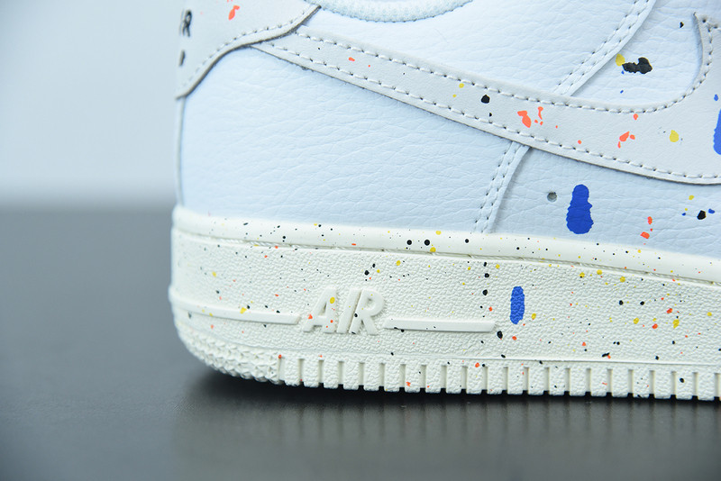 nike air force 1 low 07 lv8 paint splatter white cz0339-100