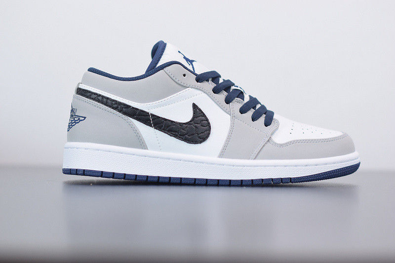 air jordan 1 low ''true blue cement'' 553558-103