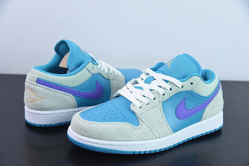 air jordan 1 low "grey/blue/purple" dx4334-300