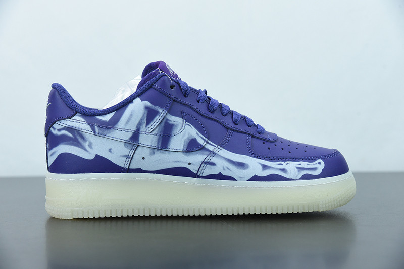 air force 1 low ''purple skeleton'' cu8067-500