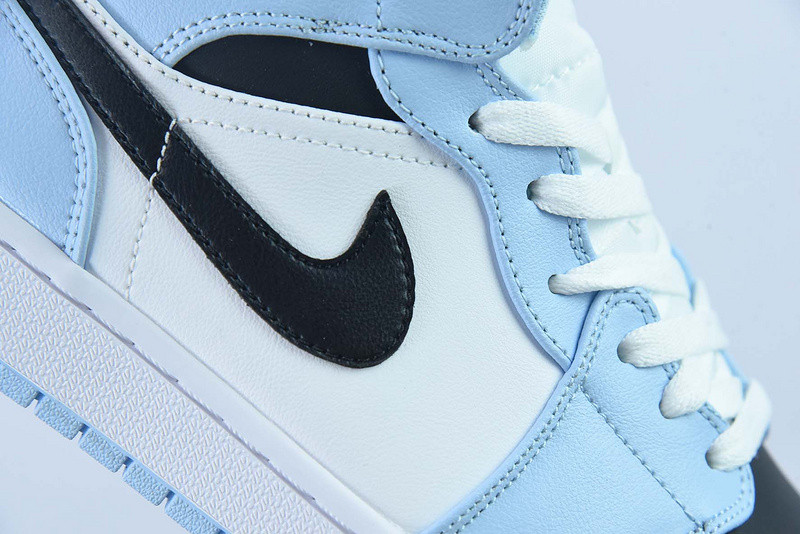 air jordan 1 mid “ice blue” 555112-401