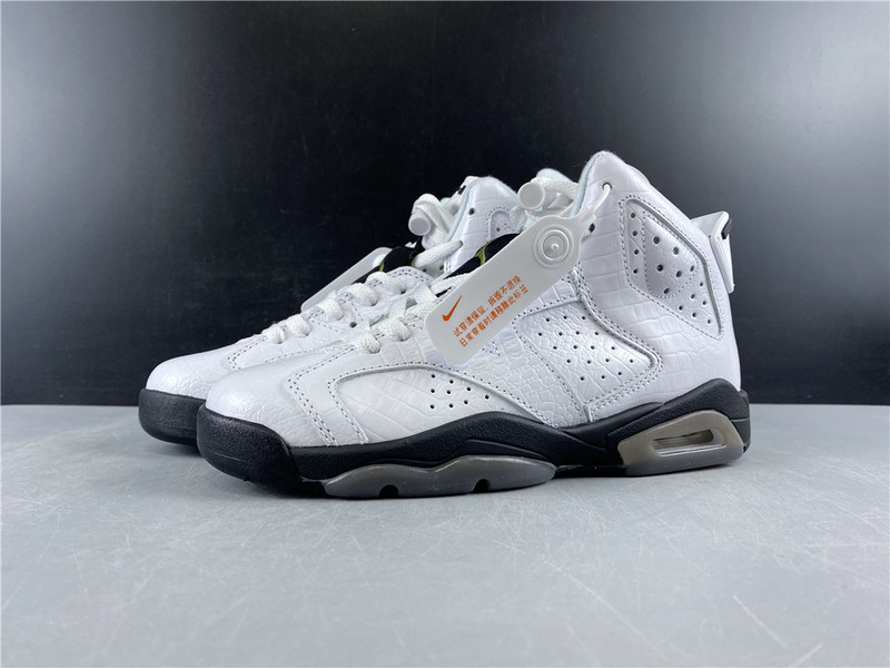air jordan 6 gs alligator 384665-110