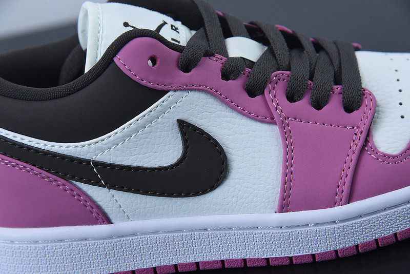 nike air jordan 1 low berry powder white black dc1767-160