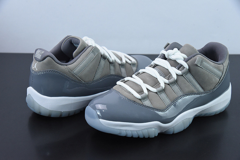 air jordan 11 retro low "cool grey" 528895-003