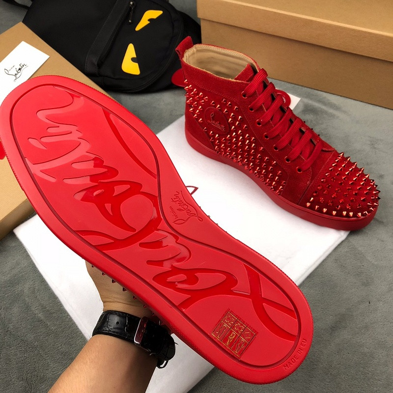 chian louin high top sneaker