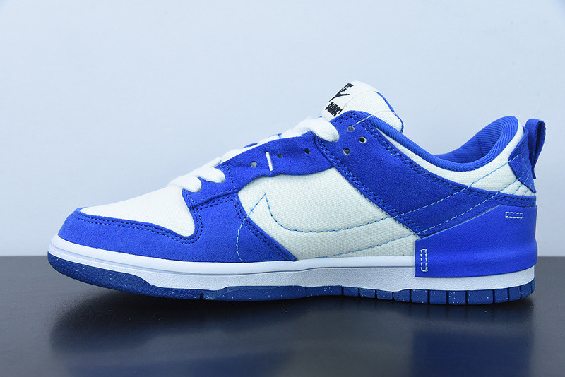nike dunk low disrupt 2 white university blue dh4402-102