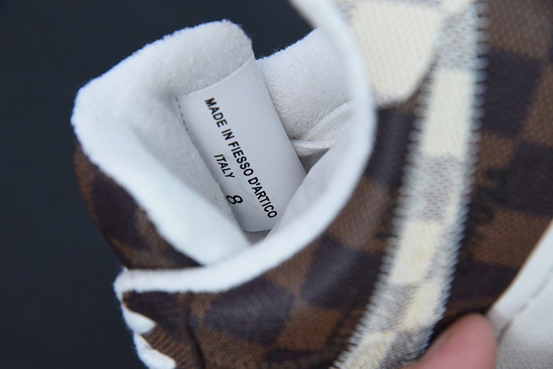 lvt x air force 1‘07 low "damier azur/brown/monogram