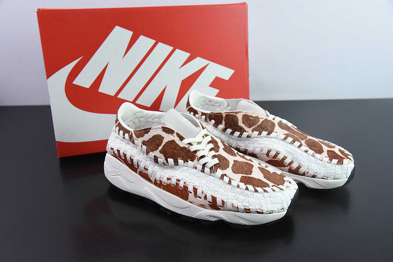 nike air footscape woven "cow print" fb1959-100